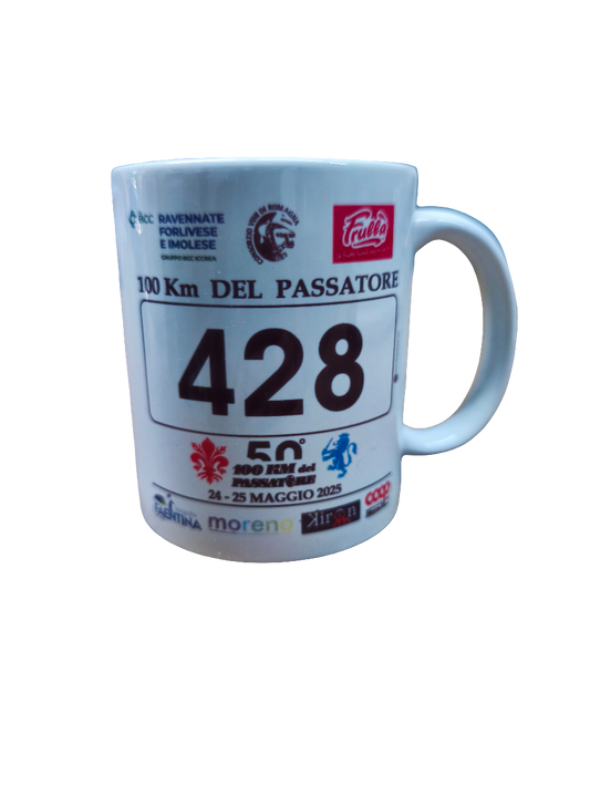 Tazza ricordo con pettorale